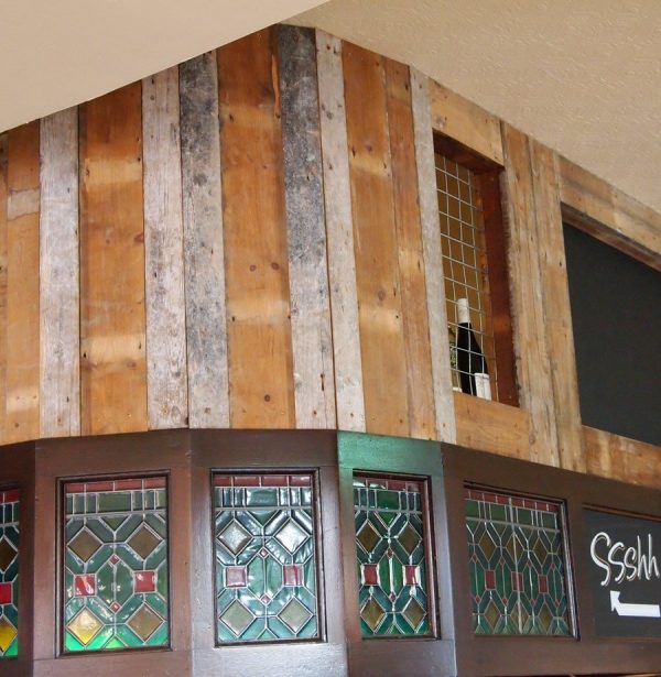 Our wall cladding used in a Pub in Bow