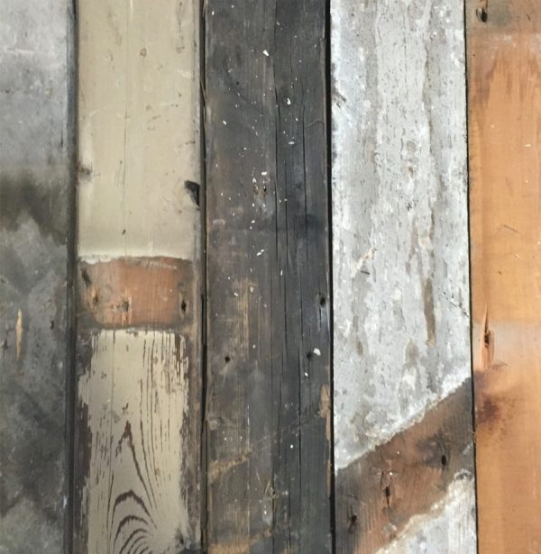 Reclaimed wall cladding