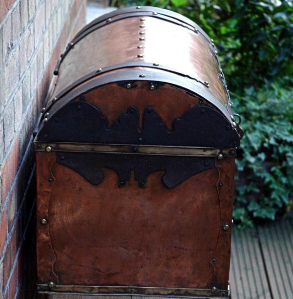 Antique Copper Chest - Image 6