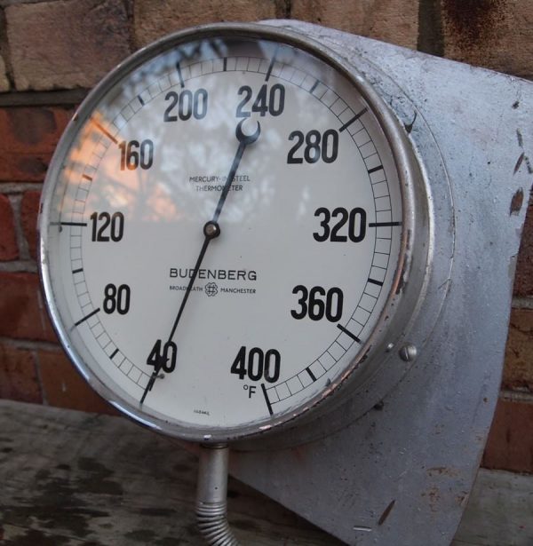 Large Vintage Industrial Gauge - Image 2