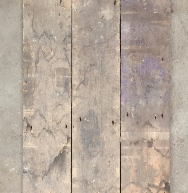 Reclaimed industrial floorboards