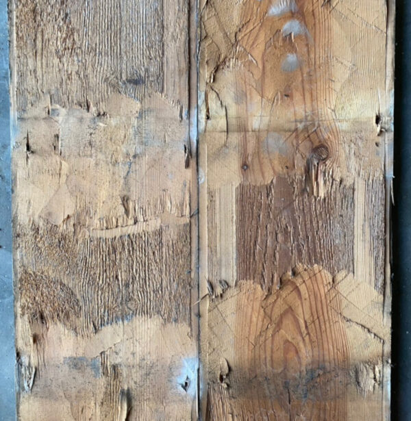 Georgian floorboard (rear of boards)