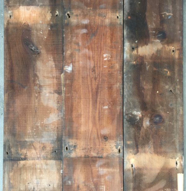 Reclaimed 170mm roofboard (rear of boards)