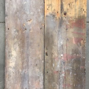 9 5/8 inch reclaimed floorboards.