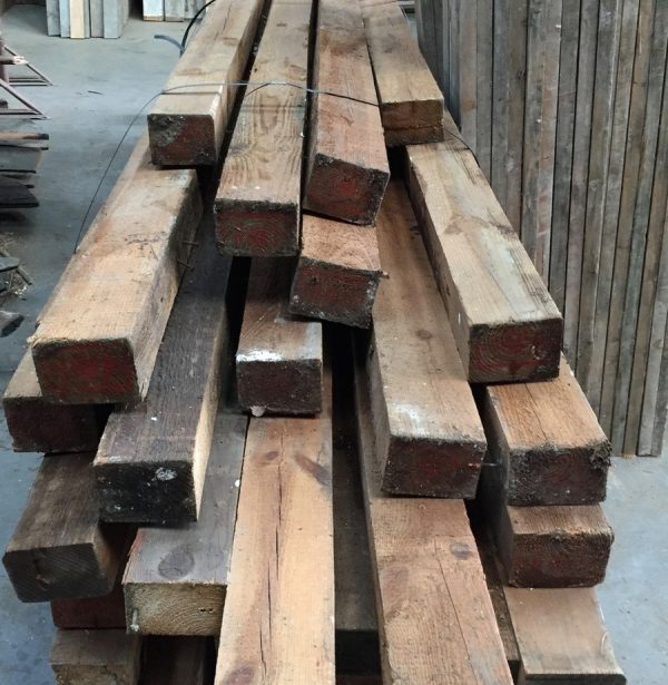Reclaimed pine Purlins