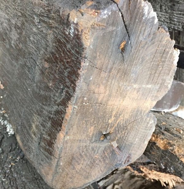 Reclaimed oak beams