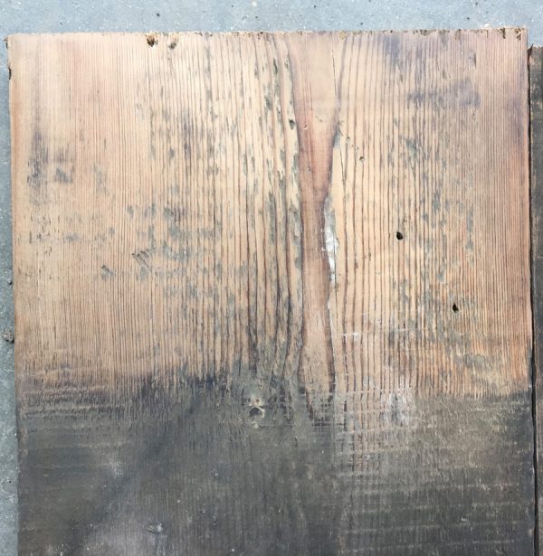 Reclaimed 225mm roof board (lightly sanded section)