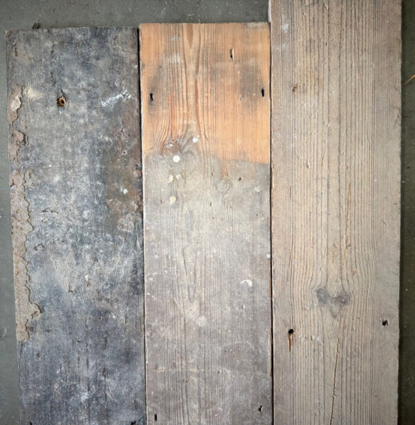 Reclaimed 145mm floorboards