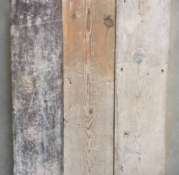 Reclaimed 130mm floorboards