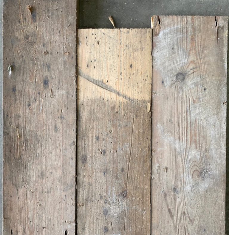 Reclaimed Pine Floorboards 135mm East End London Encore Reclamation