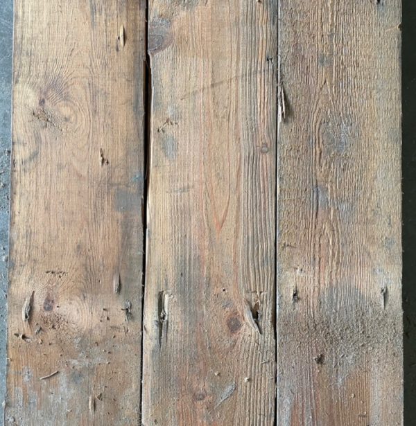 135mm reclaimed floorboards (rear of boards)