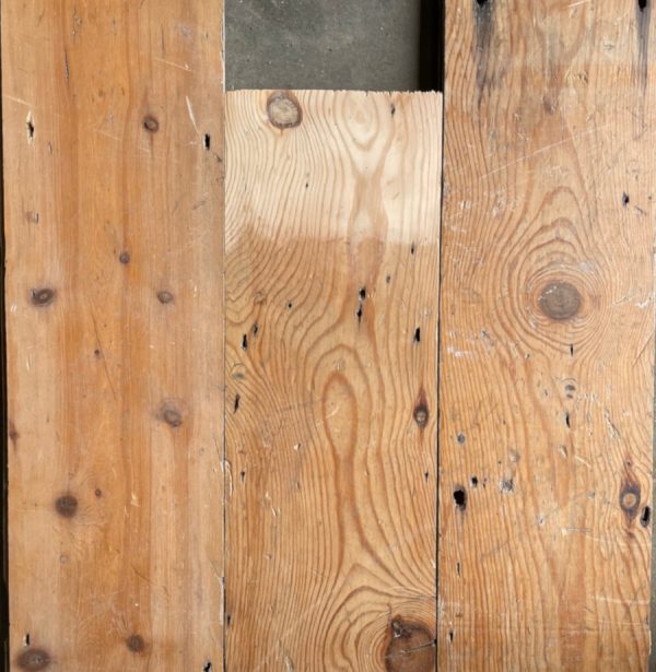 Reclaimed pine floorboard 150mm