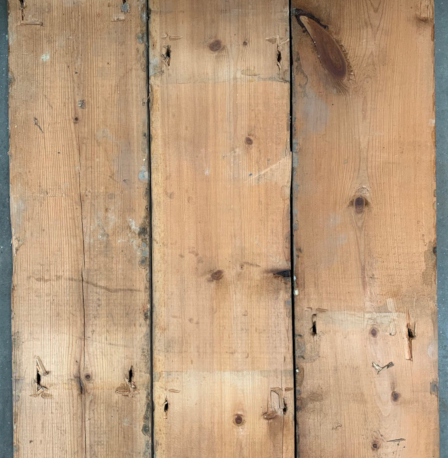 Reclaimed Pine Floorboards 135mm East End London Encore Reclamation