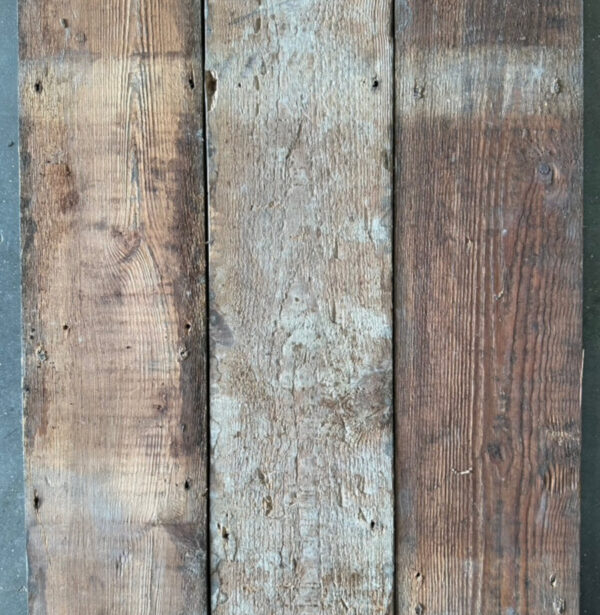 Reclaimed 135mm floorboards (rear of boards)