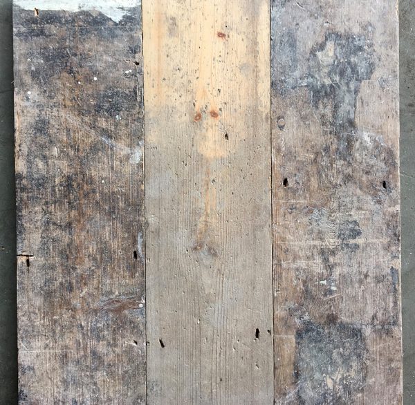 Reclaimed 135mm floorboards