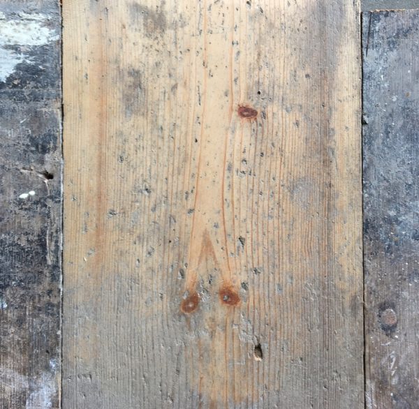 Reclaimed 135mm floorboards (lightly sanded)