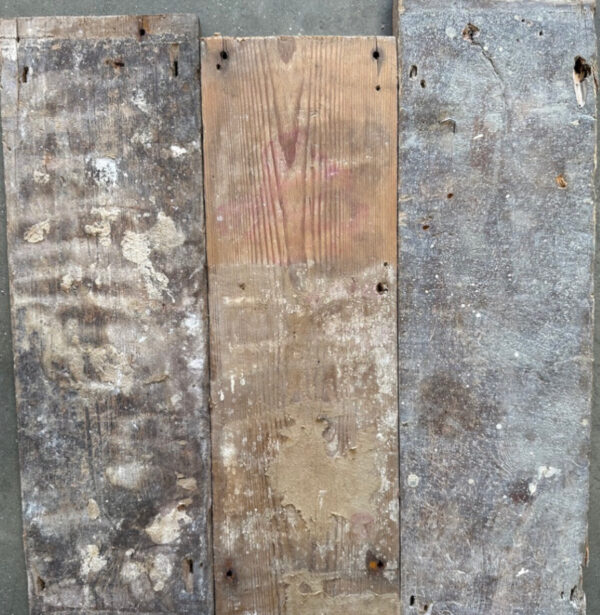 Reclaimed 133mm floorboards