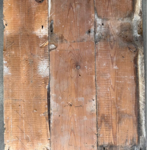 Reclaimed 133mm floorboards (rear of boards)