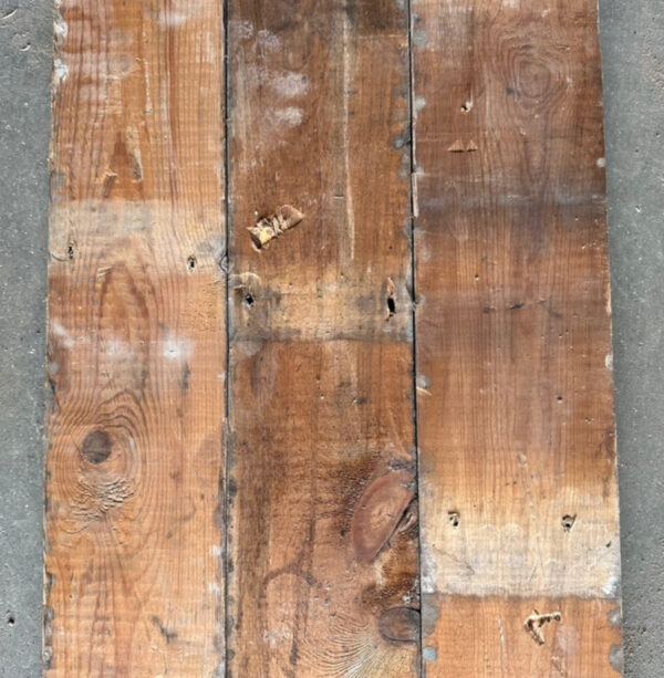 reclaimed 120mm floorboard (rear of boards)
