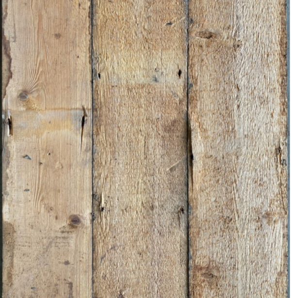 Reclaimed 155mm floorboards (rear of boards)