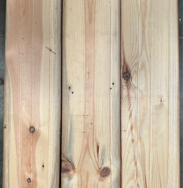 Reclaimed 155mm floorboards (rear of boards)