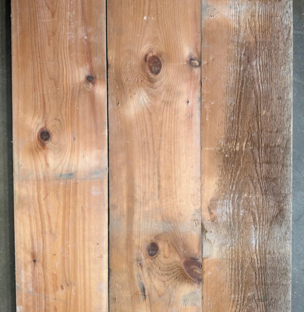 Used 170mm floorboards (rear of boards)
