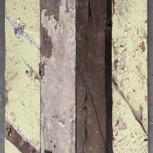 Reclaimed painted timber cladding