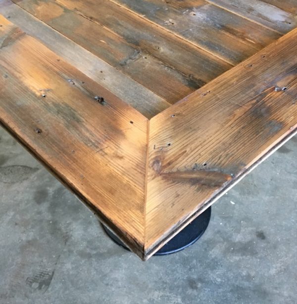 Reclaimed timber table