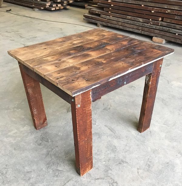 Reclaimed timber table 4 seat