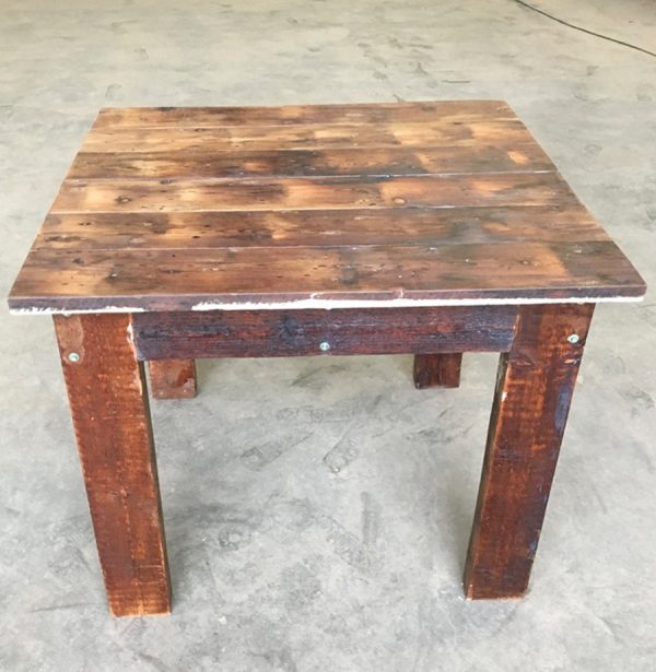 Reclaimed timber table 4 seat