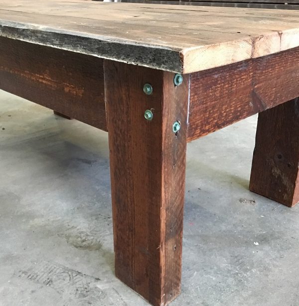 Reclaimed timber coffee table