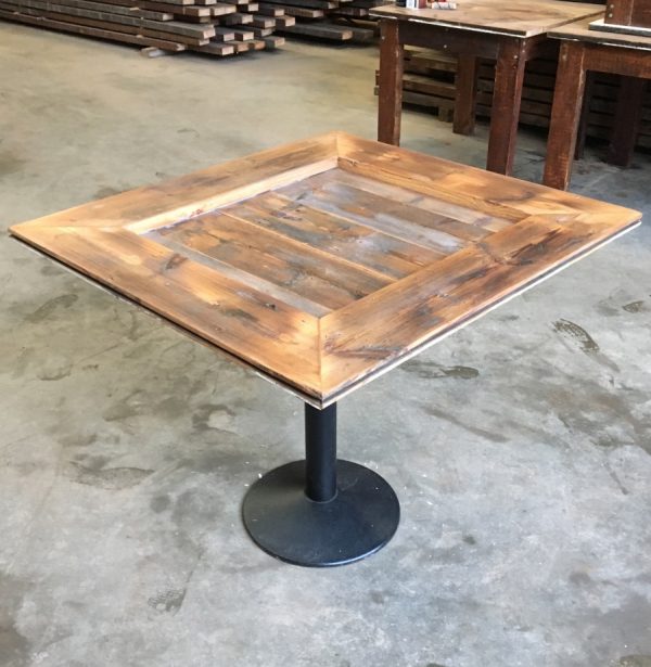 Reclaimed timber table