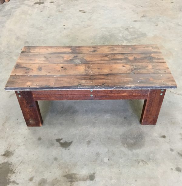 Reclaimed timber coffee table