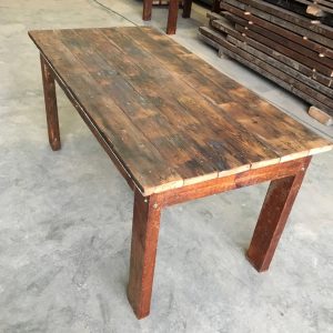 Reclaimed timber table 6 seater