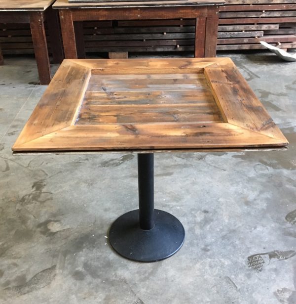 Reclaimed timber table