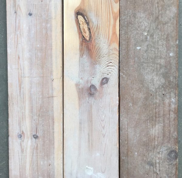 Reclaimed Pine floorboards 135mm