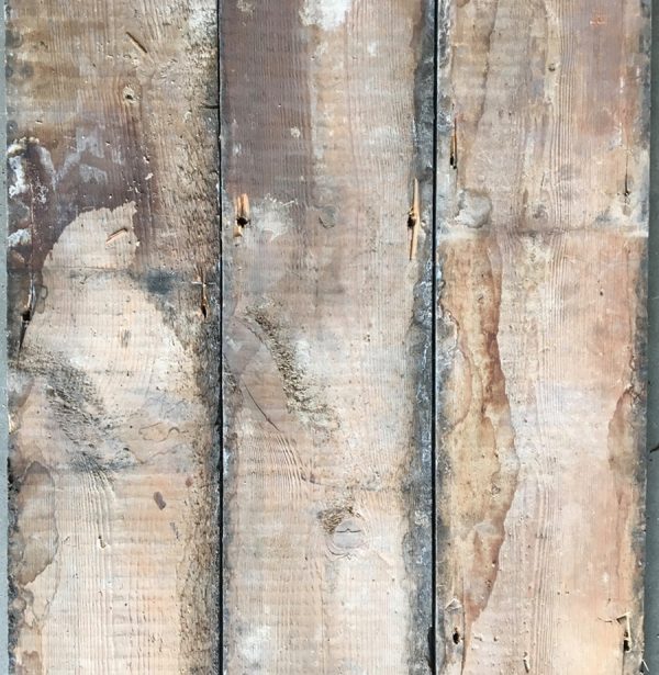 Reclaimed floorboards 162mm (rear of boards)