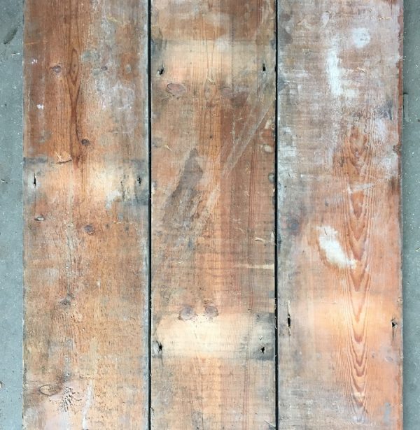 Reclaimed floorboards 137mm (rear of boards)