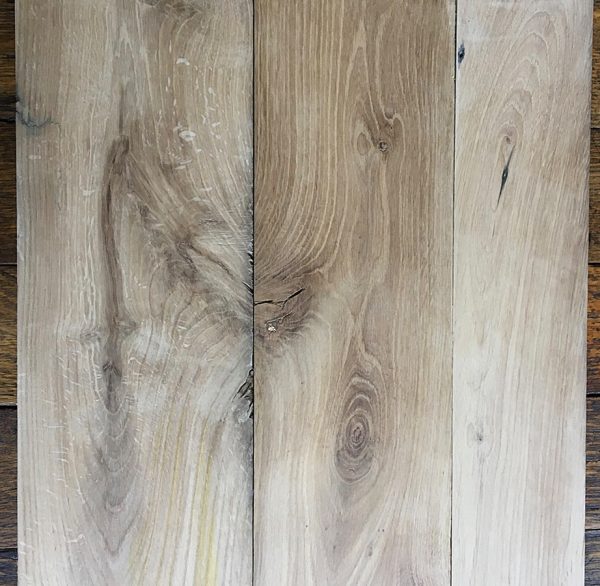 Reclaimed oak floorboards
