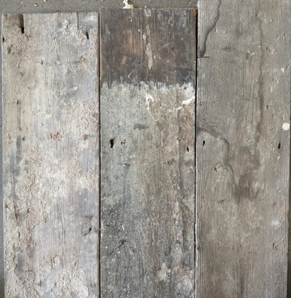 Reclaimed 160mm floorboards