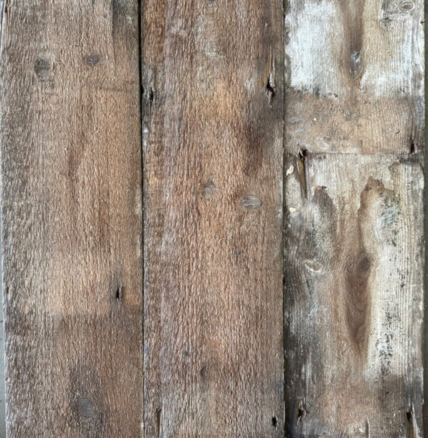 Reclaimed 160mm floorboards (rear of boards)