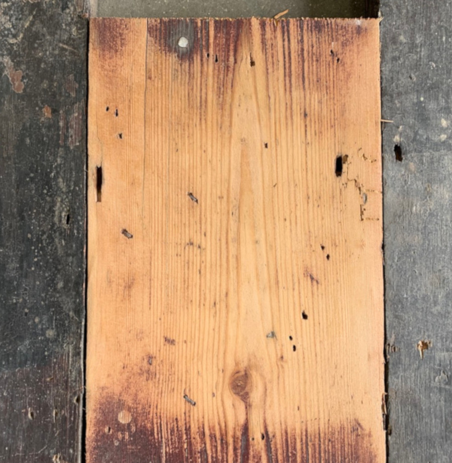 Reclaimed Pine Floorboards 135mm East End London Encore Reclamation