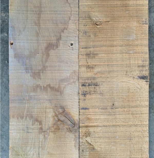 Rough sawn oak cladding