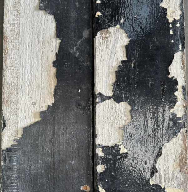 Reclaimed 230mm re-sawn floorboard (rear of most boards)