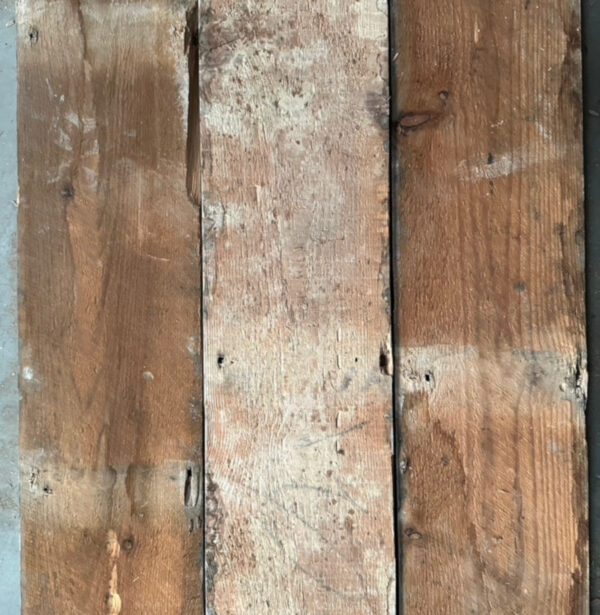 Reclaimed floorboard 135mm (rear of boards)