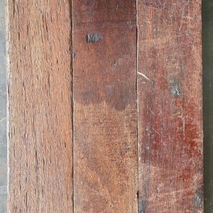 Reclaimed mahogany strip flooring
