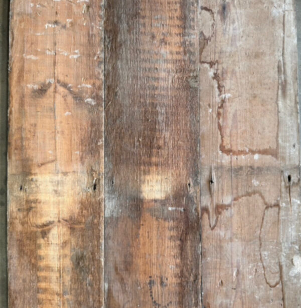 158mm reclaimed floorboards (rear of boards)