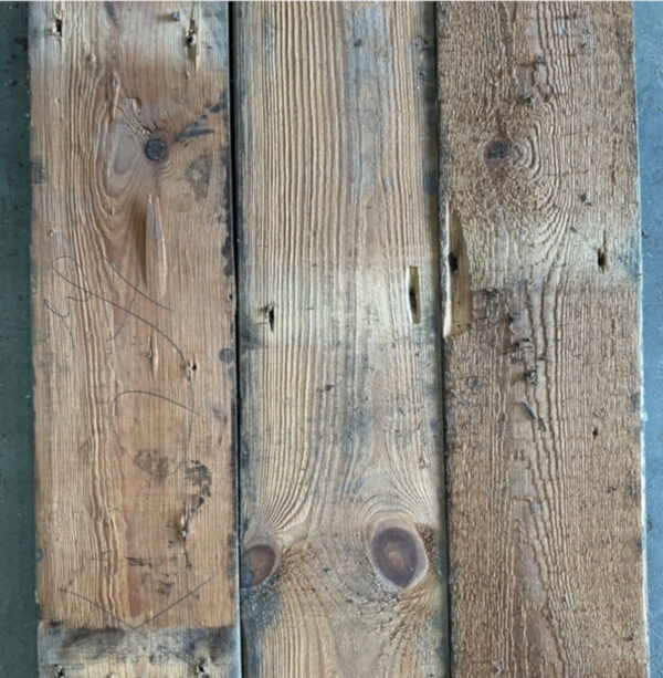 Reclaimed Pine Floorboards 132mm - Image 3