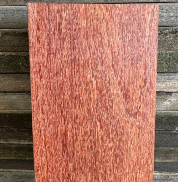 Reclaimed Brazilian walnut floorboards (lightly oiled section)