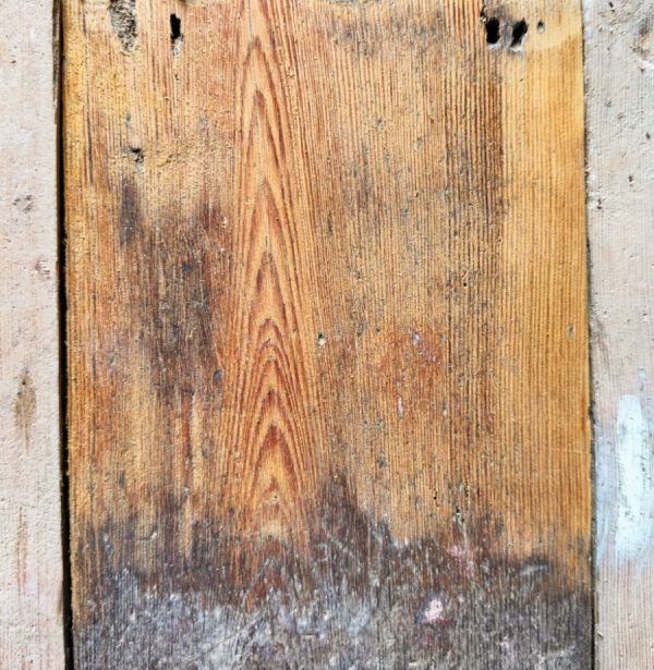 145mm reclaimed floor (lightly sanded section)